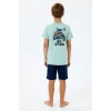 RolyPoly 3813-G Erkek Çocuk Kısa Kol Pijama Takımı