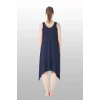 Estiva 25233 Kadın Likra Viskon Askılı  Midi Gecelik