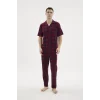 Kocabey KKT-26158 Erkek Apaj Yaka Düğmeli Pijama Takımı