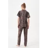 Pjs 29068 Kadın Kısa Kollu Düğmeli Pijama Takım