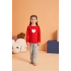 Pjs 28063 Çocuk Sıfır Yaka Pijama Takımı