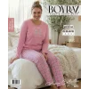 Boyraz BPS-01749 Kadın Battal Uzun Kol Penye Pijama Takımı