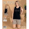 Boyraz ML-01382 Kadın Sıfır Kol Şort Takım