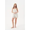PJS 29100 Kadın İp Askılı Şort Takım