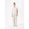 PJS 29098 Kadın Düğmeli Pijama Takım