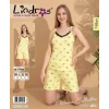 Lindros ML-01902 Kadın İp Askılı Şortlu Takım