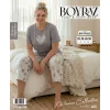 Boyraz BPS-01825  Kadın Battal Kısa Kol Kapri Takım