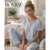 Boyraz PT-01883  Kadın Pointella Kısa Kol Pijama Takımı