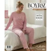 Boyraz BPS-01786 Kadın Battal  Uzun Kollu Pijama Takımı
