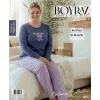 Boyraz BPS-01803  Kadın Battal  Uzun Kollu Pijama Takımı