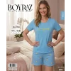 Boyraz ML-01954 Kadın Milan Kısa Kol Şortlu Takım