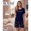 Boyraz ML-01953 Kadın Milan Kısa Kol Şortlu Takım