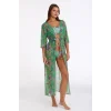 Argento 2106-3014 Kadın Önü Açık Uzun Kaftan