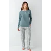 Arnetta 3406-S Kadın Uzun Kol Pijama Takım