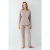 Arnetta 3407-S Kadın Uzun Kol Pijama Takım