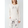 Arnetta 3411-S Kadın Uzun Kol Pijama Takım