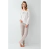 Arnetta 3424-S Kadın Uzun Kol Pijama Takım