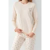 Arnetta 3434-S Kadın Uzun Kol Pijama Takım