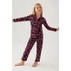 Barbie 1767-3 Kız Çocuk Gömlek Pijama Takımı
