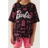 Barbie L1705-G Kız Çocuk Şort  Pijama Takımı