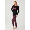 Barbie L1766-S Kadın Uzun Kollu Pijama Takımı