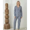 Boyraz 02286 Kadın Süet Uzun Kol Pijama Takımı