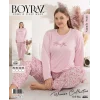 Boyraz 0261 Kadın Sandy Battal Uzun Kol Pijama Takımı