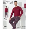 Boyraz 0406 Erkek Uzun Kol Pijama Takımı