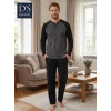 Ds Damat 2603 Erkek Mavenck Uzun Kol Pijama Takımı