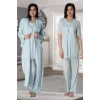 Effortt 5034 Sabahlıklı Lohusa Pijama Takımı