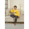 Kapitex 7101 Erkek Çocuk Uzun Kol Pijama Takımı