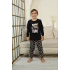 Kapitex 7101 Erkek Çocuk Uzun Kol Pijama Takımı