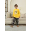 Kapitex 7101 Erkek Çocuk Uzun Kol Pijama Takımı