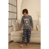 Kapitex 7114 Erkek Çocuk Uzun Kol Pijama Takımı