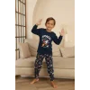Kapitex 7114 Erkek Çocuk Uzun Kol Pijama Takımı