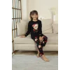 Kapitex 8222 Kız Çocuk Uzun Kol Pijama Takımı