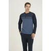 Kocabey 9218 Erkek Midi Yaka Pijama Takım