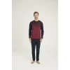 Kocabey 9218 Erkek Midi Yaka Pijama Takım
