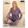 Mihra 19103 Kadın Düğmeli Uzun Kol Pijama Takımı