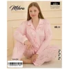 Mihra 50801 Kadın Düğmeli Battal Pijama Takımı