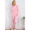 Pierre Cardin 8766-S Kadın Uzun Kol Pijama Takımı