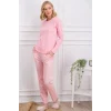 Pierre Cardin 8766-S Kadın Uzun Kol Pijama Takımı