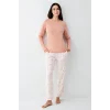 Pierre Cardin 9061-S Kadın Uzun Kol Pijama Takım