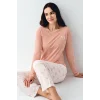 Pierre Cardin 9061-S Kadın Uzun Kol Pijama Takım