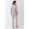 Pierre Cardin 9096-S Kadın Uzun Kol Pijama Takım