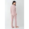 Pierre Cardin 9113-S Kadın Uzun Kollu Pijama Takımı