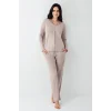 Pierre Cardin 9116-S Kadın Önü Düğmeli  Pijama Takımı