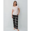 Pierre Cardin PC9165-X Kadın Kısa Kol Büyük Beden Pijama Takımı