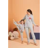 Pjs 28064 Kadın Düğmeli Pijama Takım