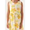 Roly Poly 3393-3 Kız Çocuk Çiçekli Elbise
